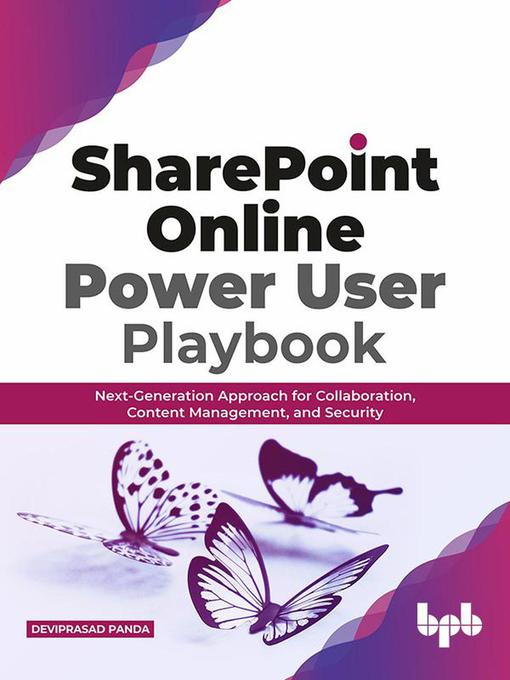 Title details for SharePoint Online Power User Playbook by Deviprasad Panda - Available